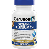 Caruso's Organic Selenium 150 60 Tablets
